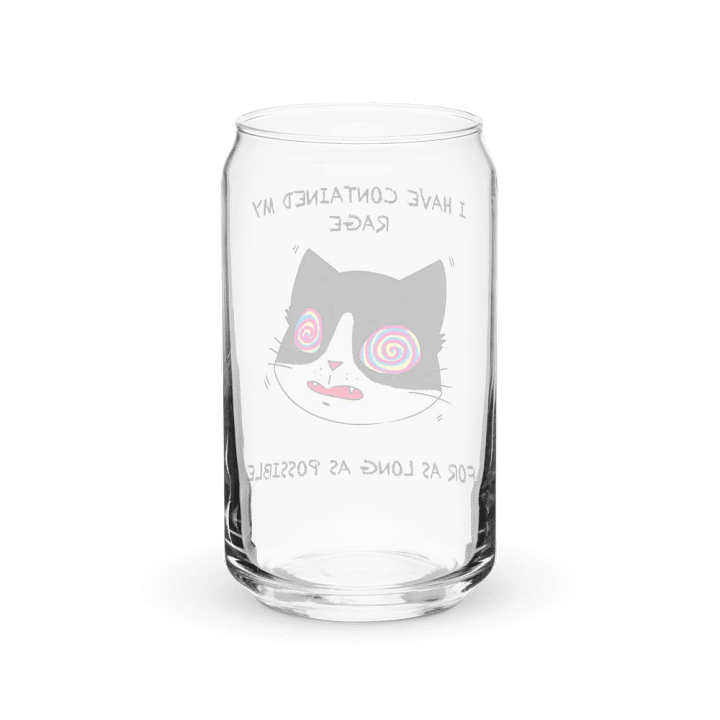 Rage Cat Can-Shaped Glass product image (2)