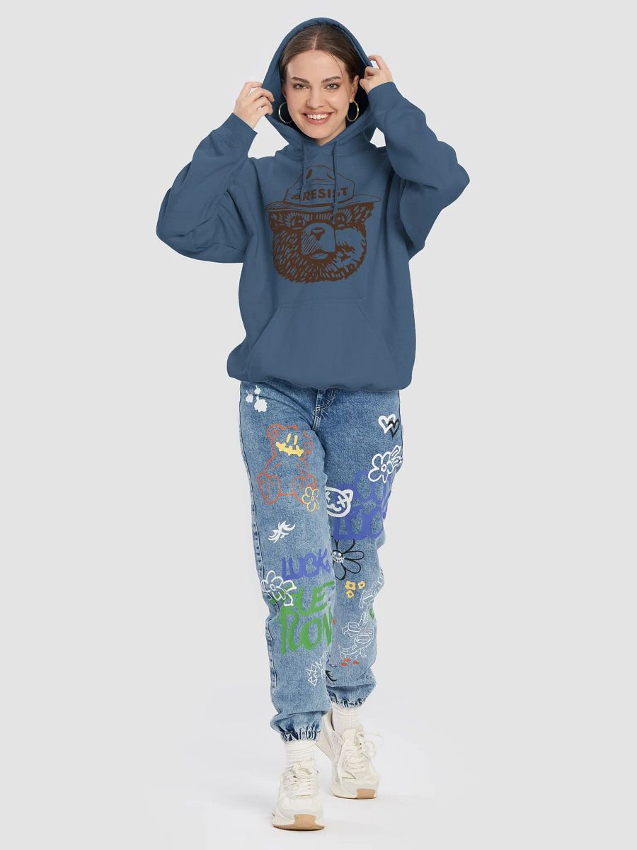 Smokey RESIST BEAR Classic Pullover Hoodie Alt National Parks Wear Resistance Rangers product image (8)