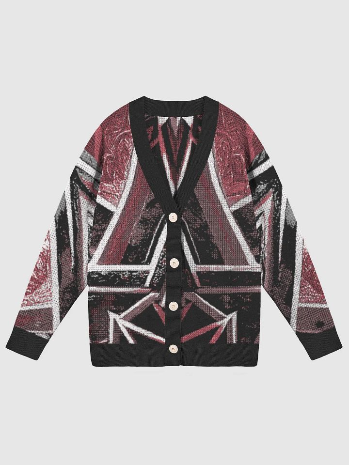 Geometric Fusion Knitted Cardigan product image (5)