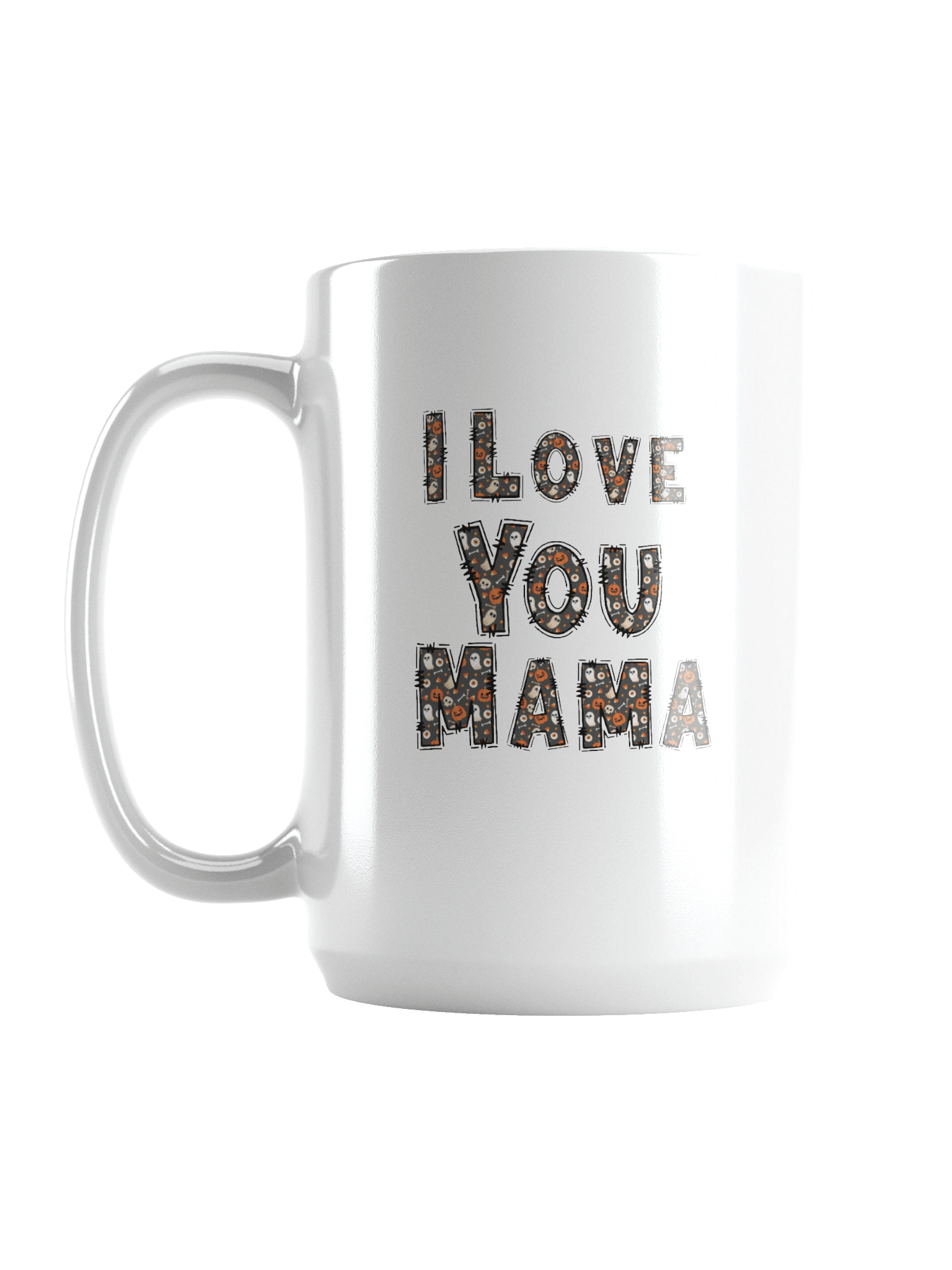 I Love You Mama Halloween Alphabet Mug product image (1)