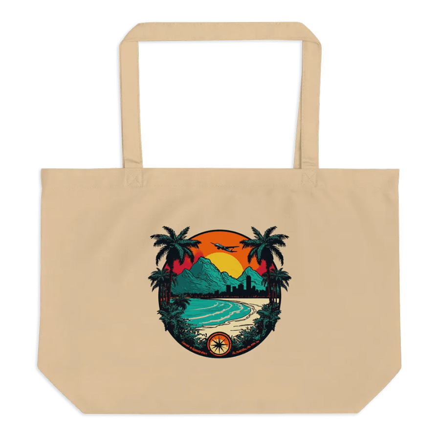 Econscious Organic Cotton Tote | AI Travel Designs for an Enthusiastic Life product image (1)
