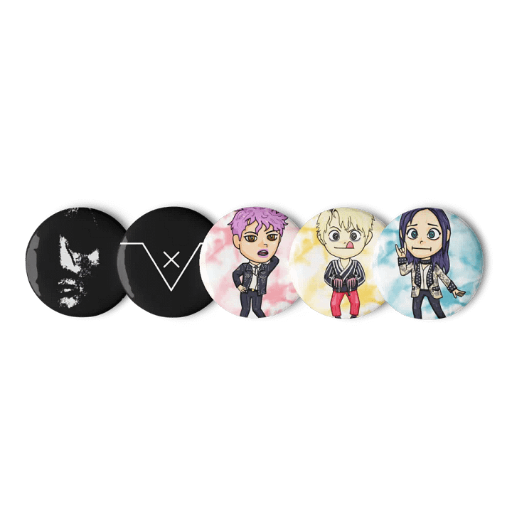 GIRL Pins Set (Chibis) product image (1)