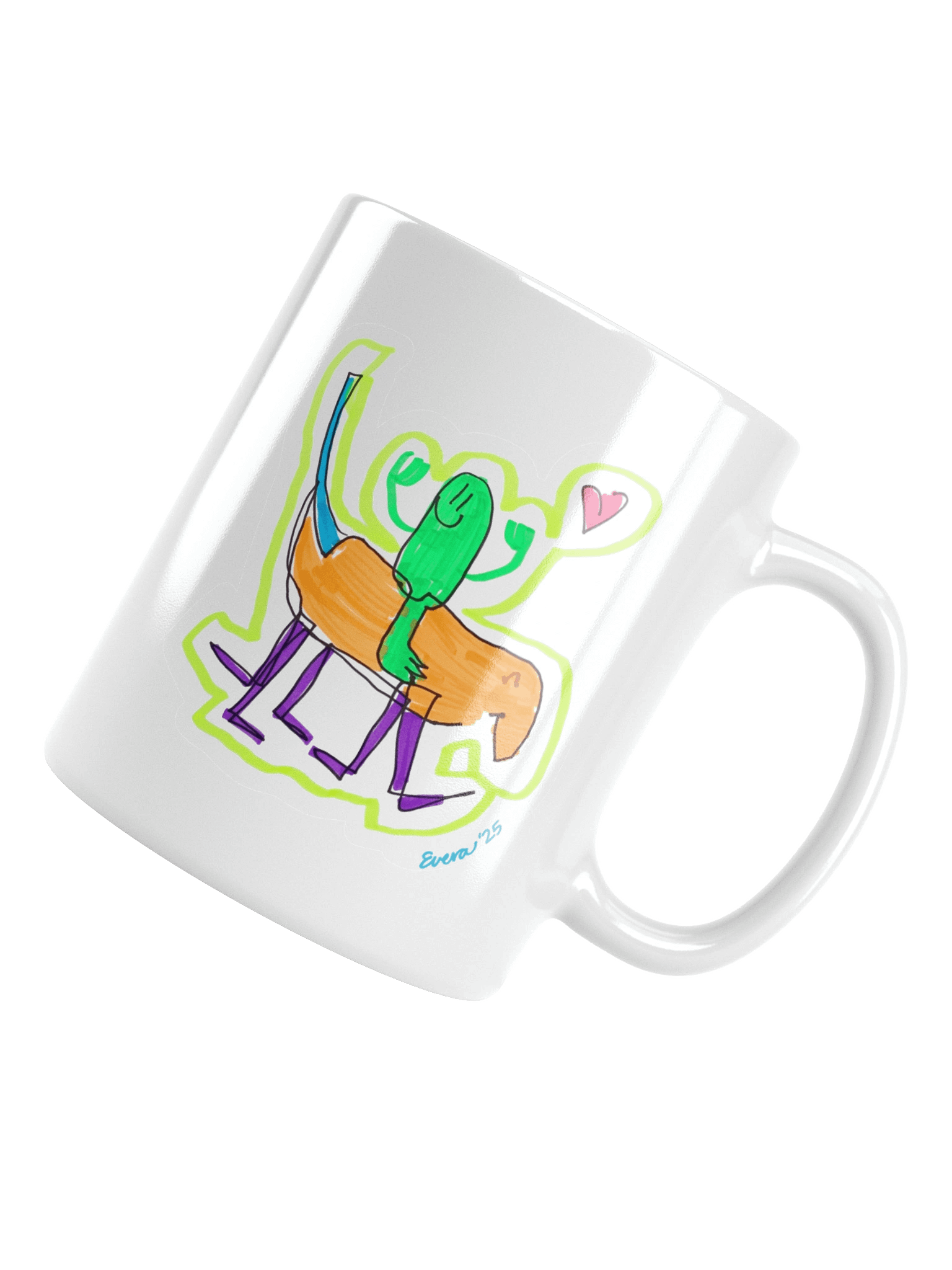 Pickle Riding a Five-Legged Corndog Mug product image (4)