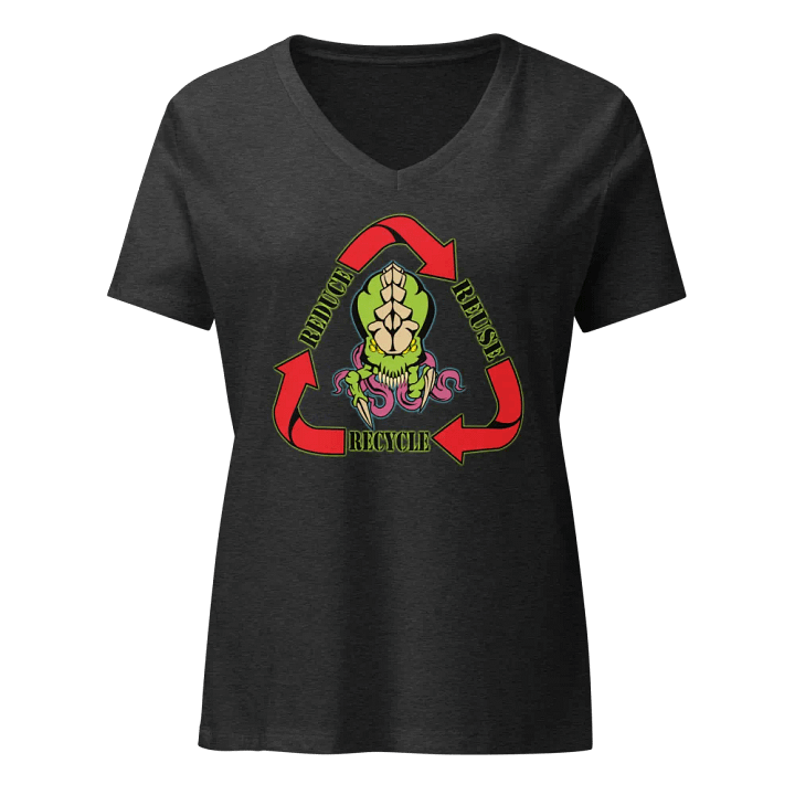 Biomass Reduce-Reuse-Recycle Womens V-Neck Shirt product image (3)