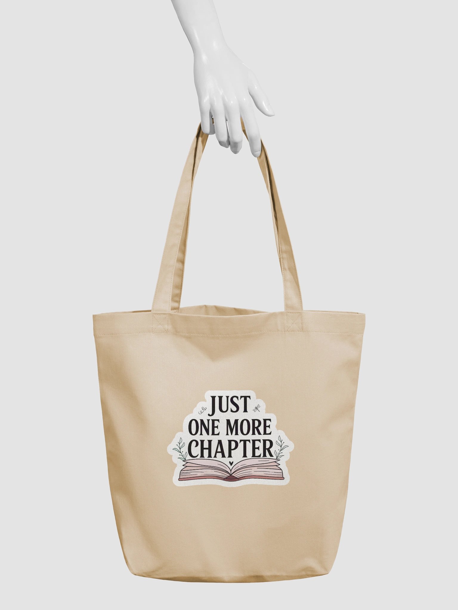 Just One More Chapter Tote • Bookish Aesthetic Bag product image (3)