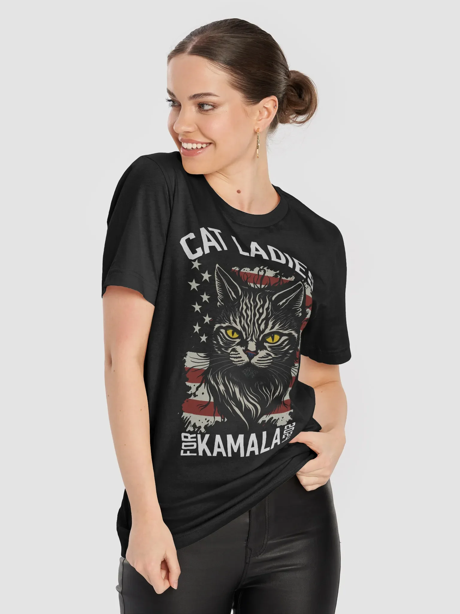 Cat Ladies for Kamala 2024 Unisex T-Shirt product image (8)