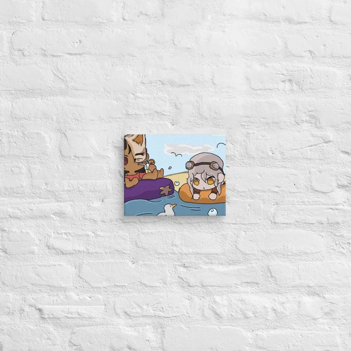 Jess and Sam Beach Day Canvas product image (6)