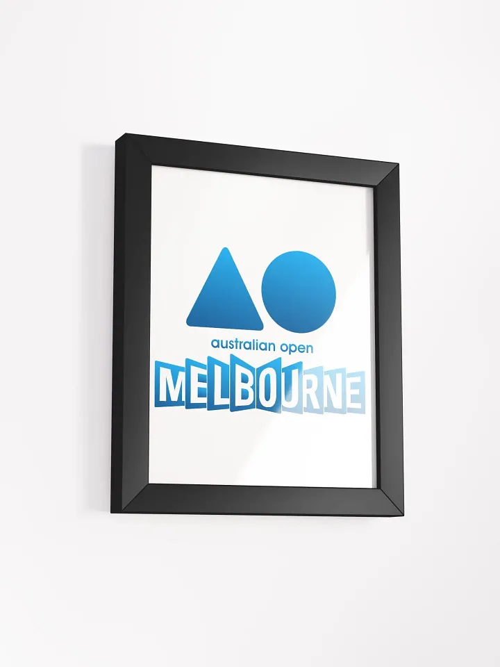 Melbourne Blue Abstract Framed Poster product image (38)