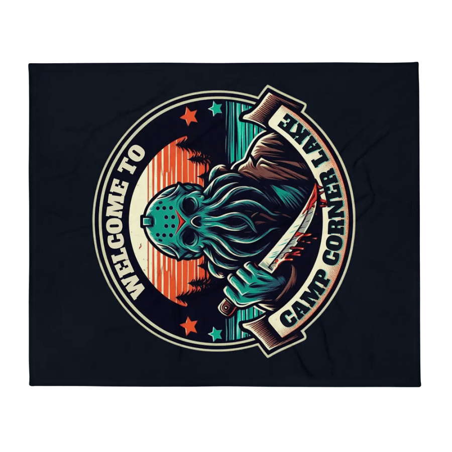 Welcome to Camp Corner Lake Blanket product image (1)