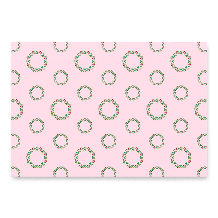 Berry Wreath Delight Wrapping Paper Set product image (2)