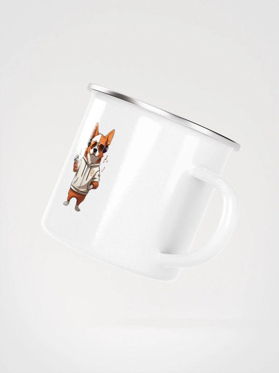 Cool Corgi enamel mug product image (3)