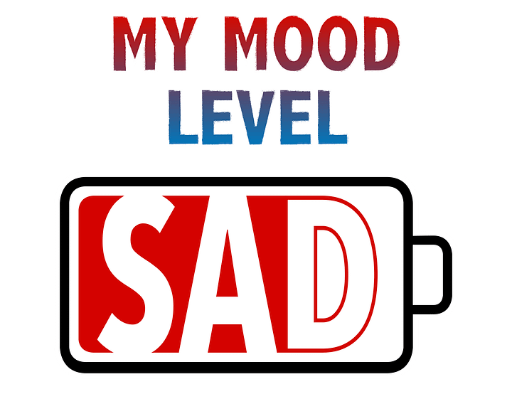 My Mood Level - Sad T-Shirt product image (2)