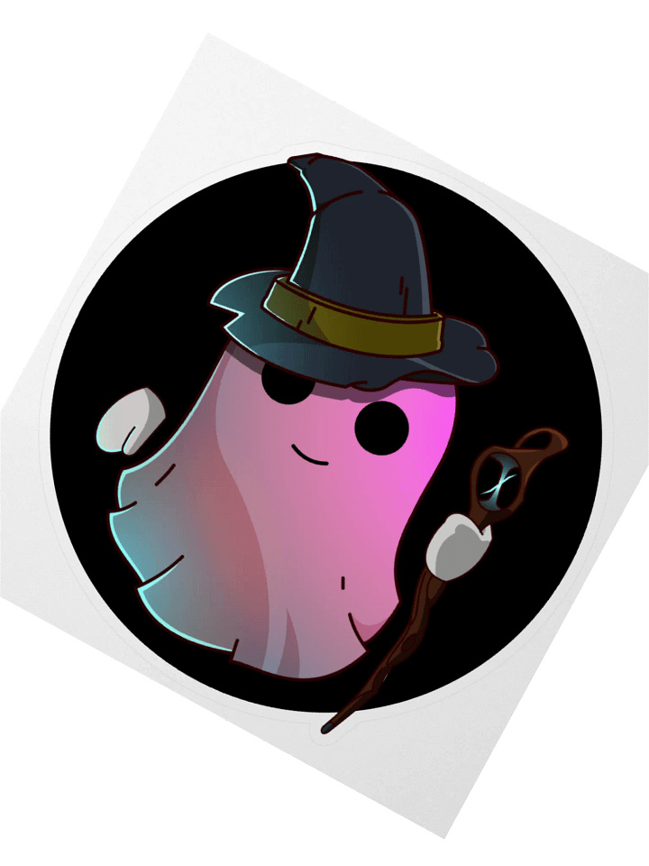 Magical ghost - Sticker product image (2)