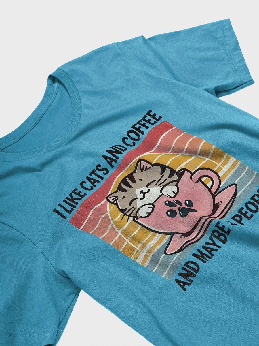 I Like Cats and Coffee And Maybe 3 People - Retro T-Shirt product image (5)