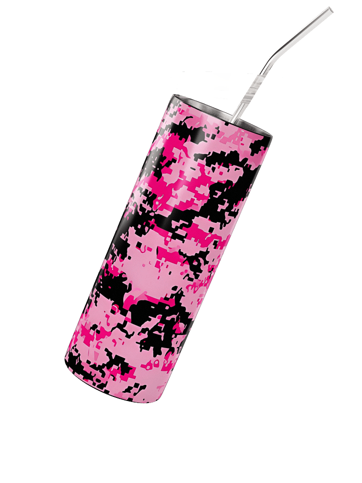 Pixel Pink Camo Stainless Tumbler product image (2)
