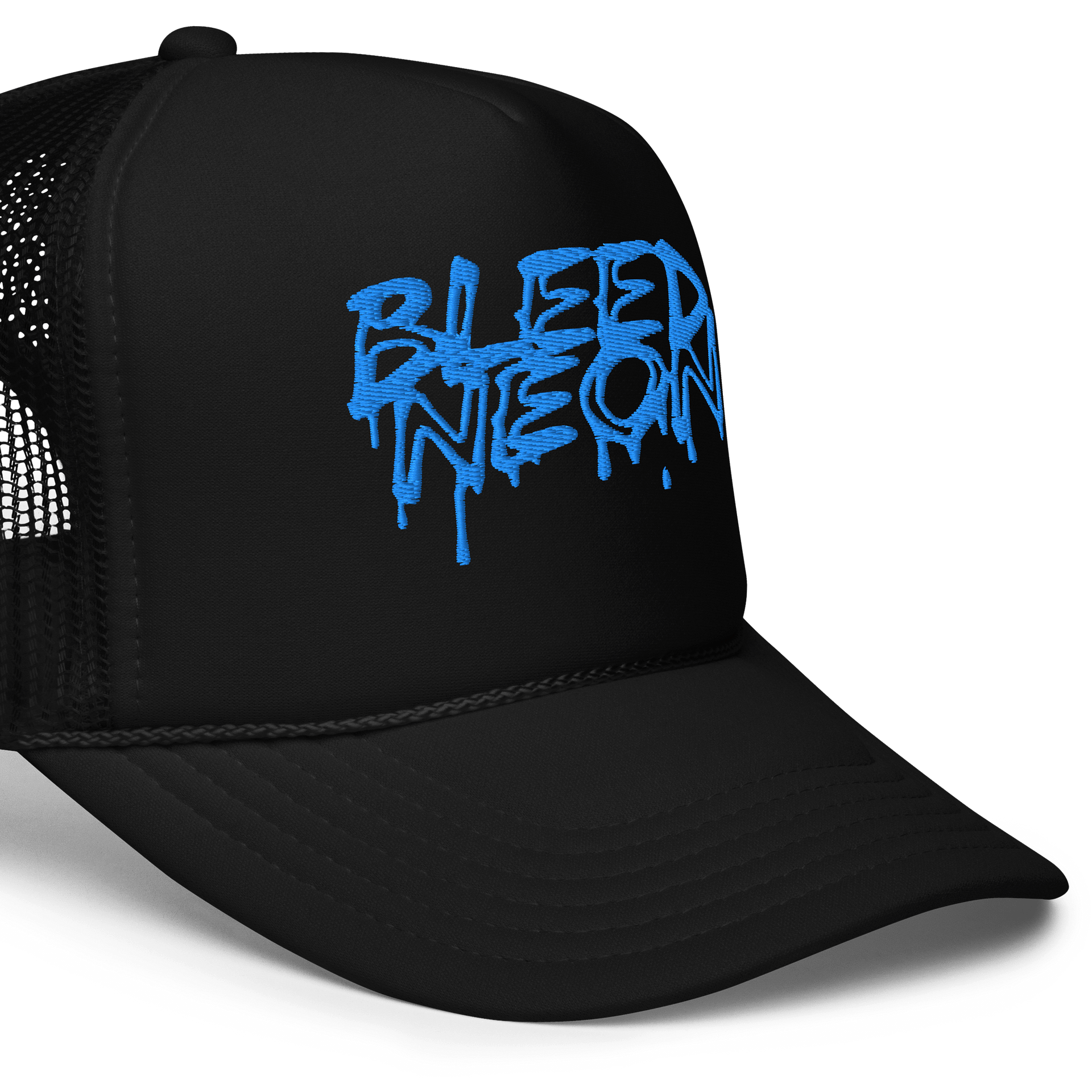 Bleed Neon (BLUE) Trucker Hat product image (5)