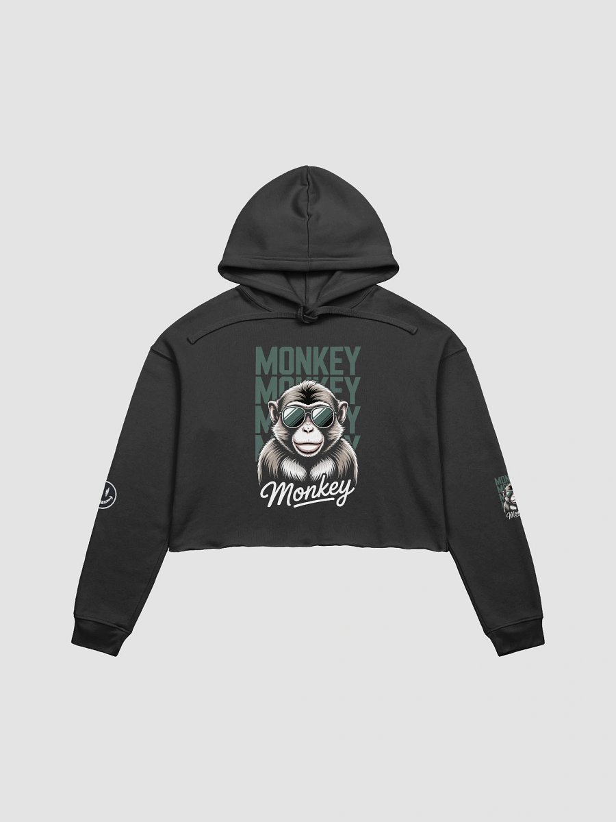 Cool Monkey Vibes Crop Hoodie product image (3)