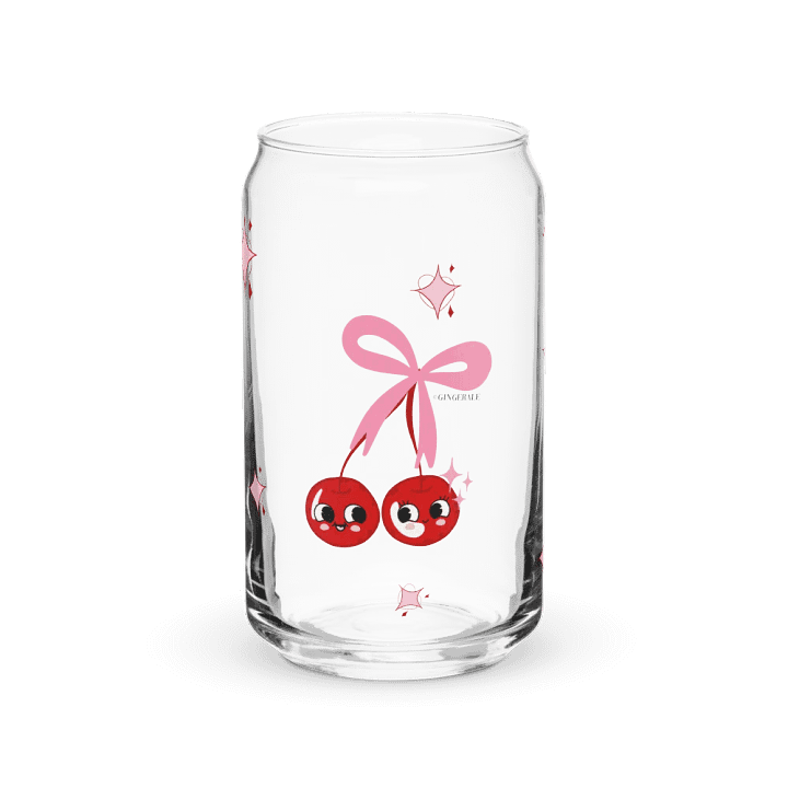 CHERRY BUNCH GLASS W/STRAW product image (1)