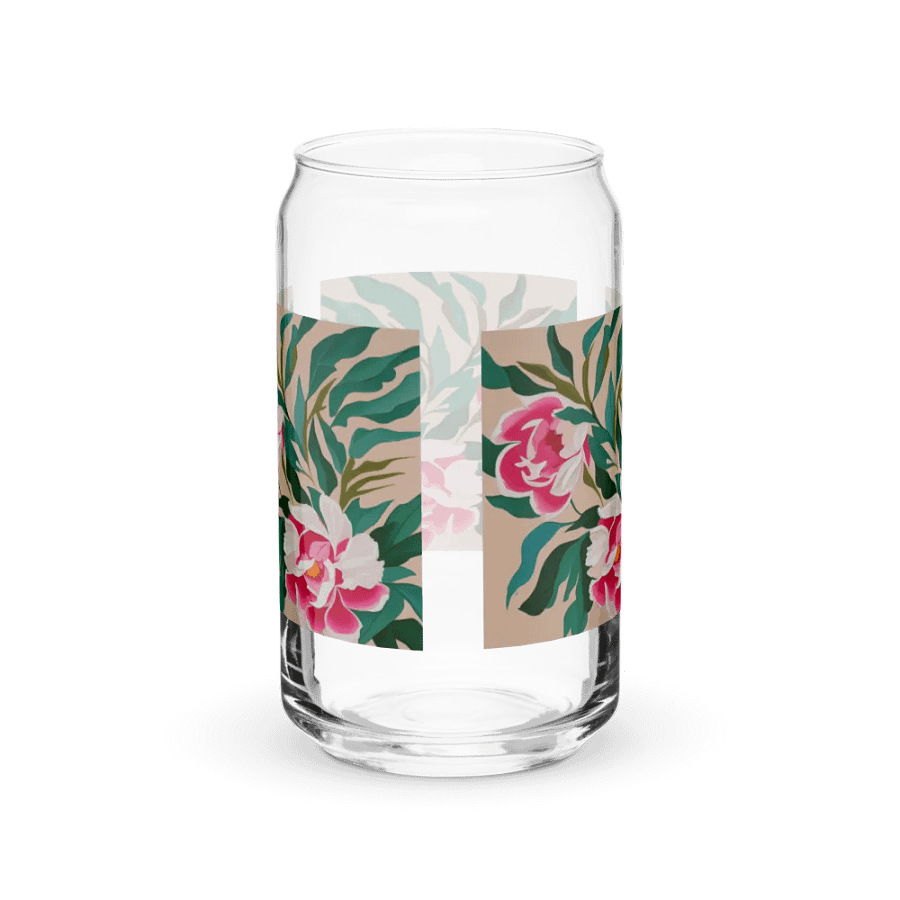 Peonies Can-Shaped Glass product image (8)