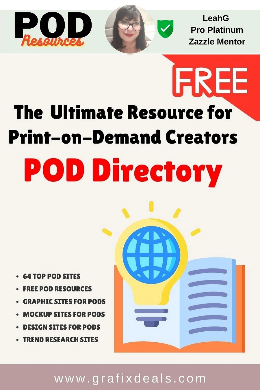 FREE Print-On-Demand Resources Directory - POD product image (1)