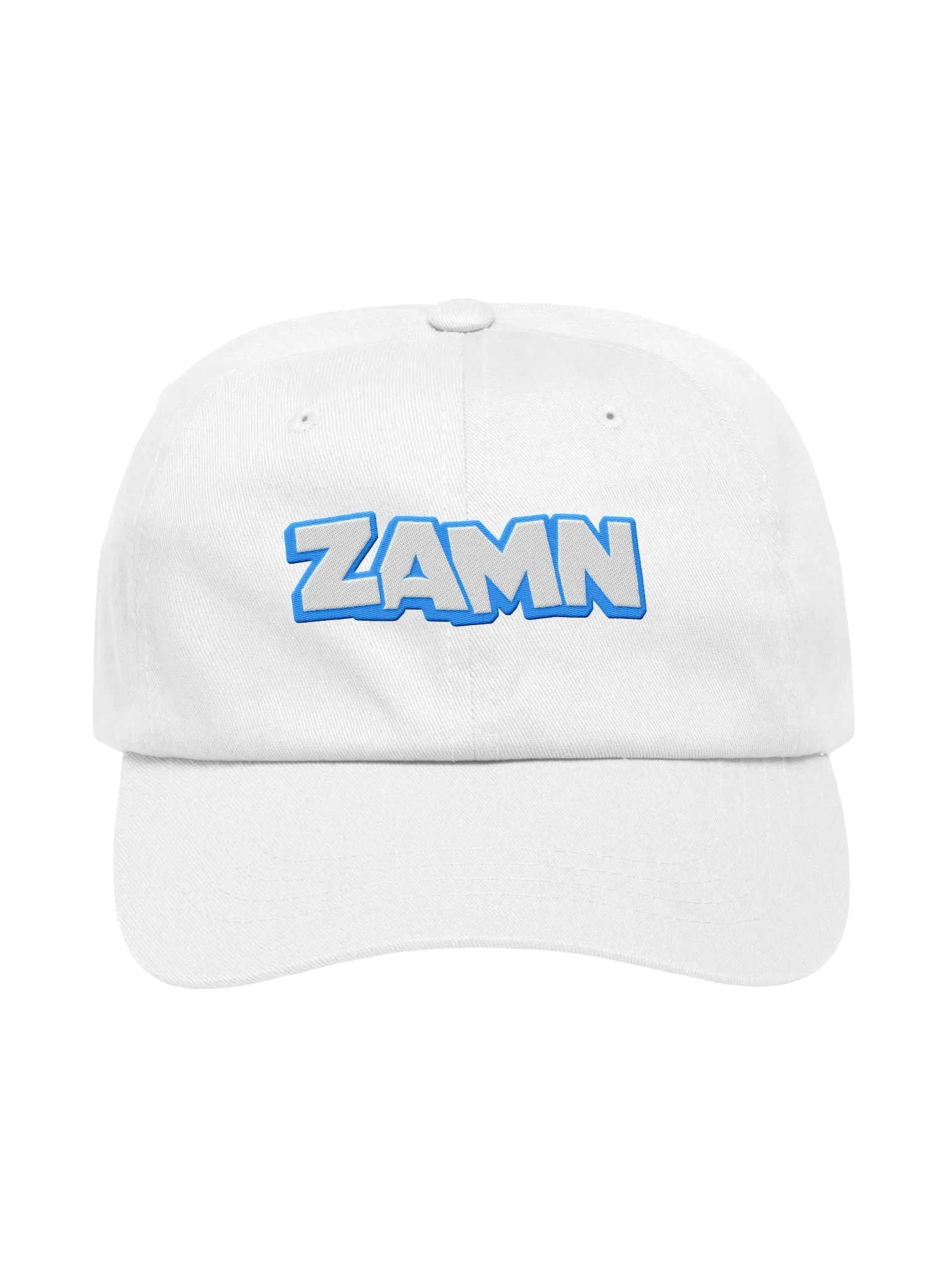 ZAMN Invisi-Logo Dad Hat: White product image (6)