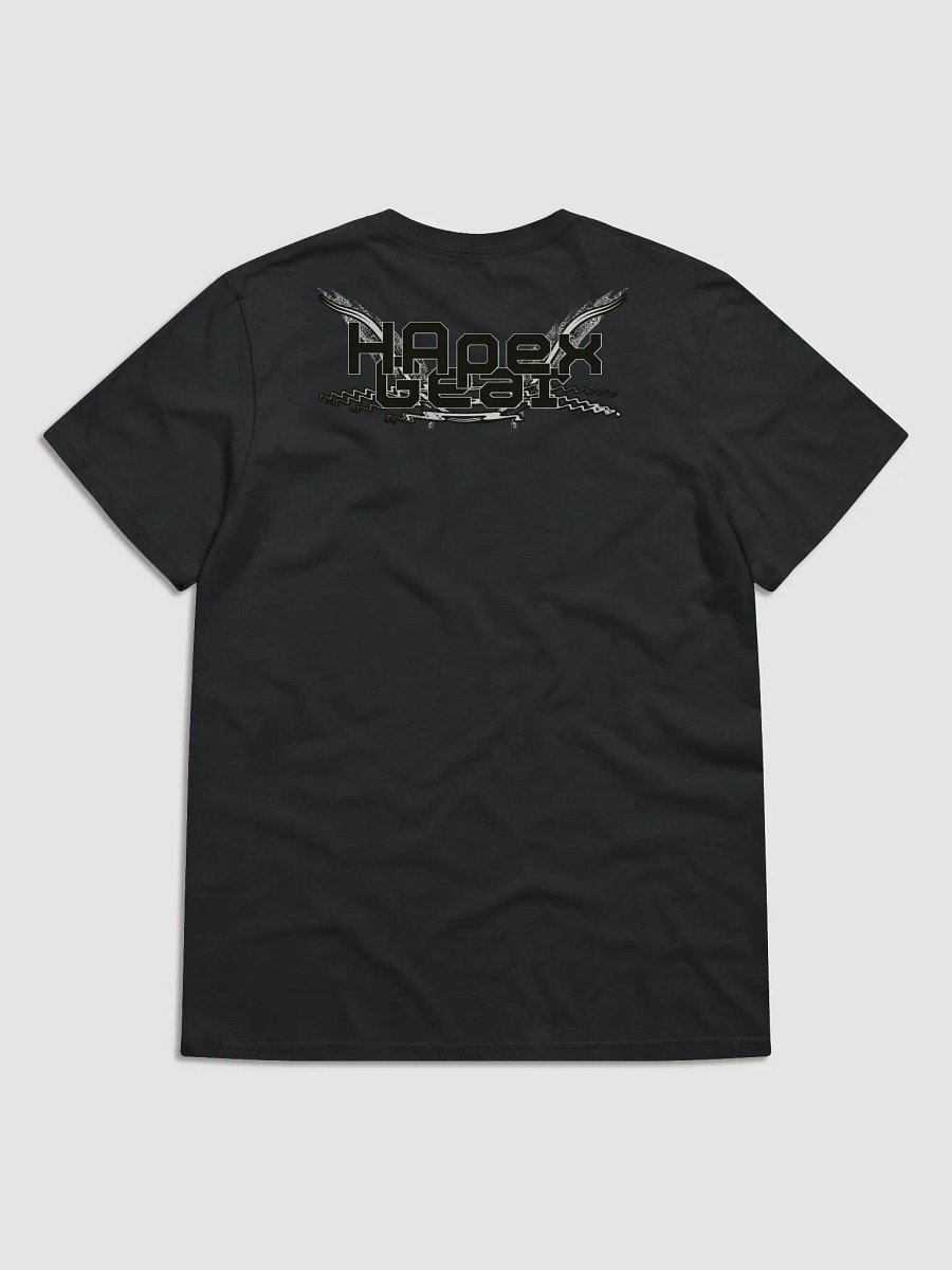Lightweight Fashion Short Sleeve T-Shirt - Black HApex Gear White Logo product image (1)