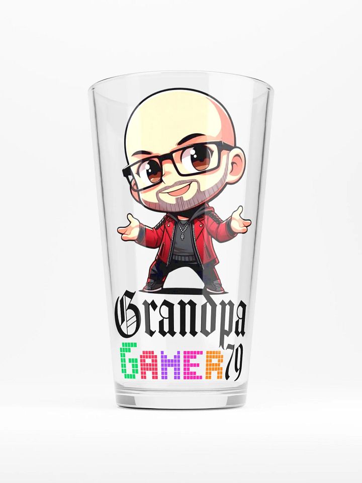Grandpa Gamer Shaker Pint Glass product image (1)