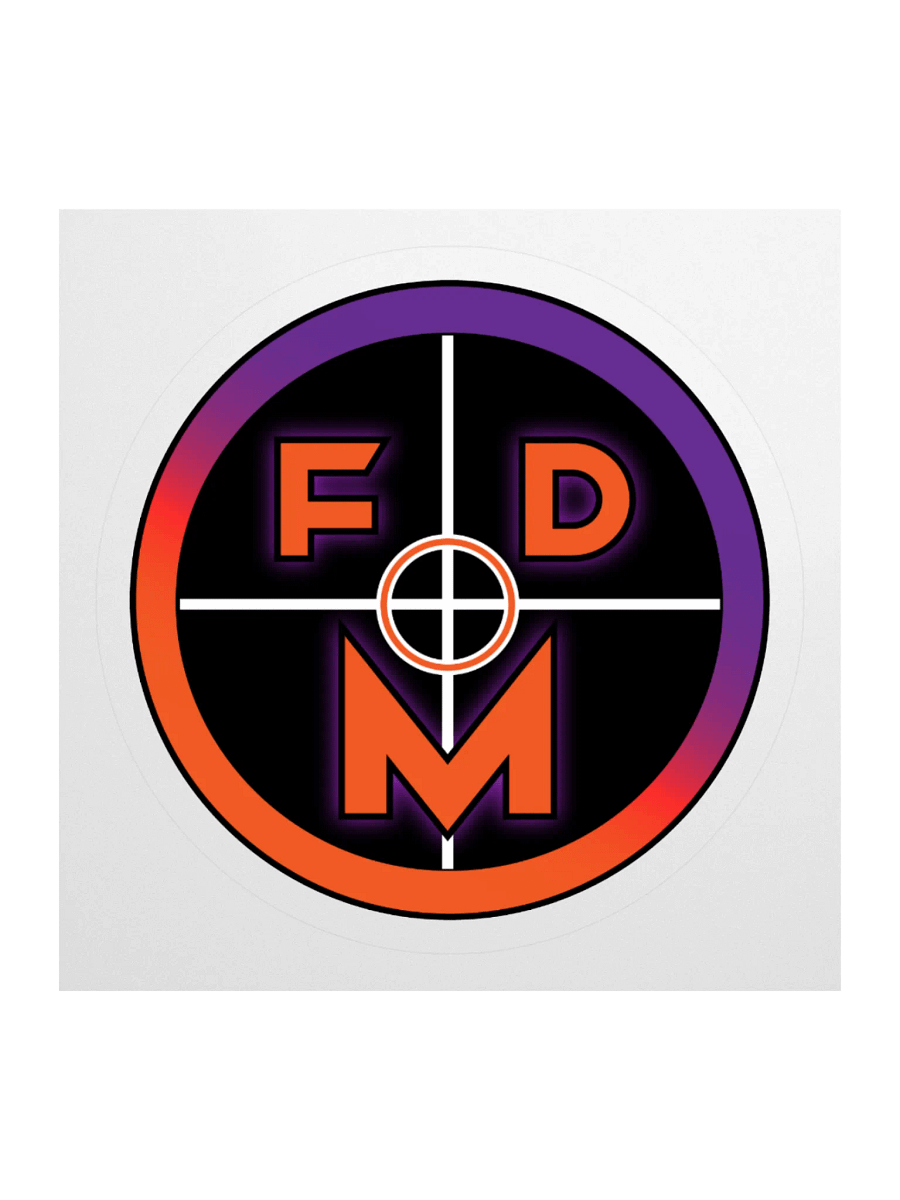 FDM Logo Kiss Cut Stickers product image (3)