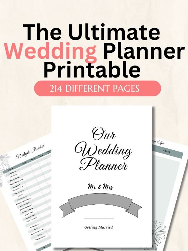 Ultimate Wedding Planner Canva Editable product image (1)