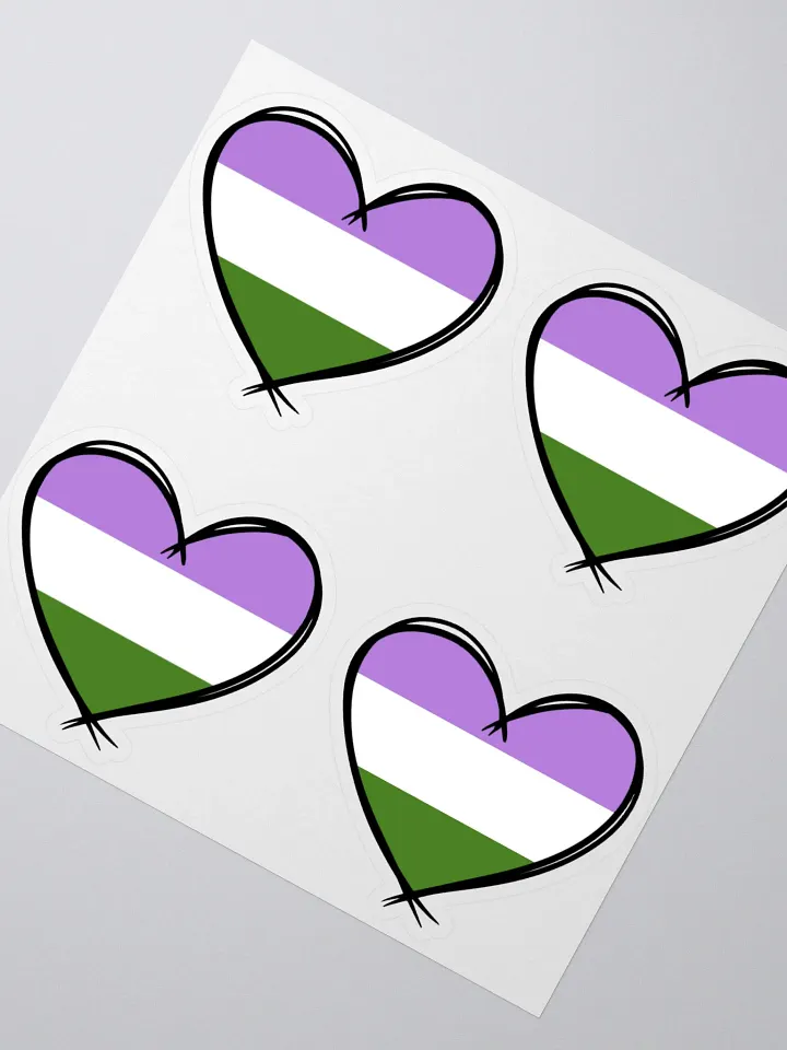Gender Queer Pride Stickers product image (4)
