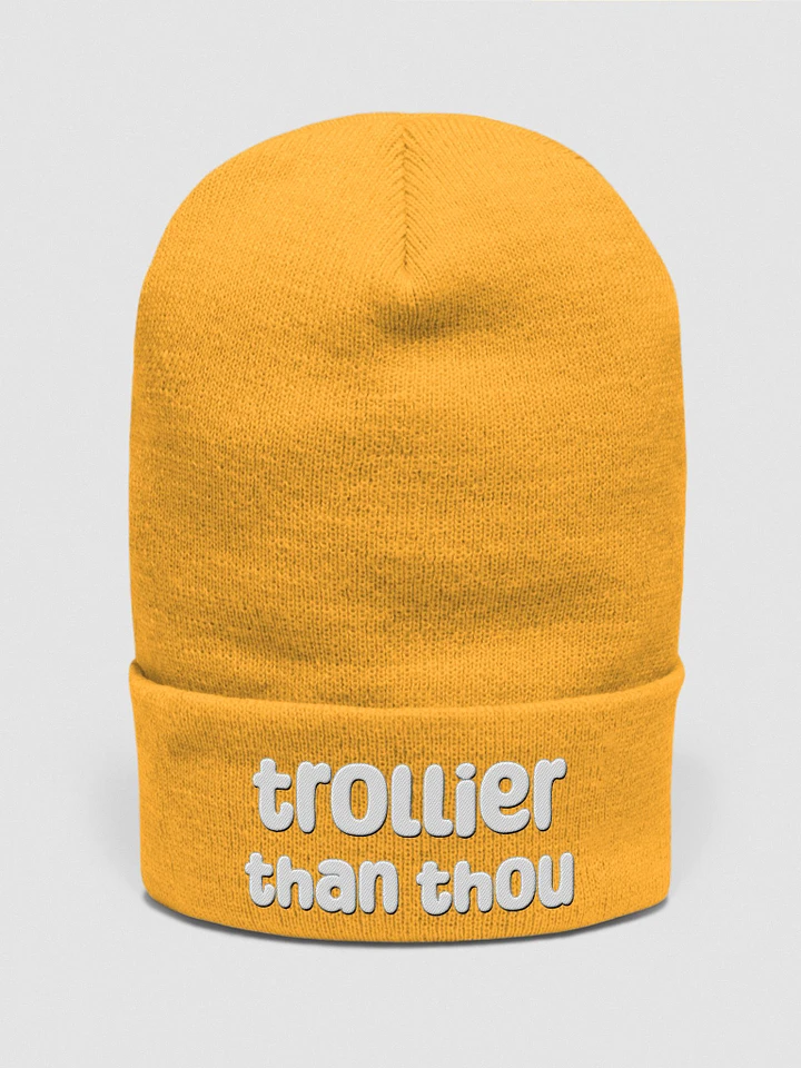 Trollier Than Thou Beanie - bold colours product image (2)