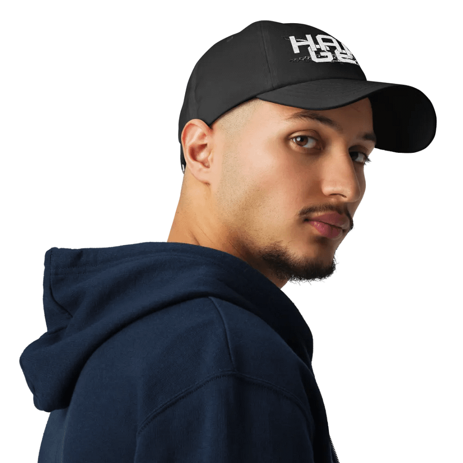 Dad Hat - Embroidered - White HApex Gear White Logo product image (8)