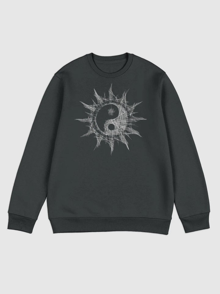 Mystic Sun Tee - White Celestial Yin-Yang Design | Spiritual Wear product image (2)