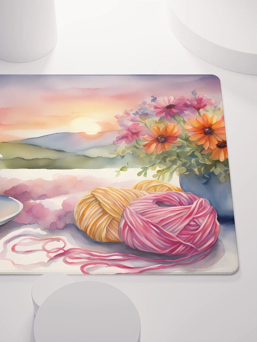A Cup of Tasty at Sunrise, Gaming Mouse Pad, 2 Sizes product image (5)