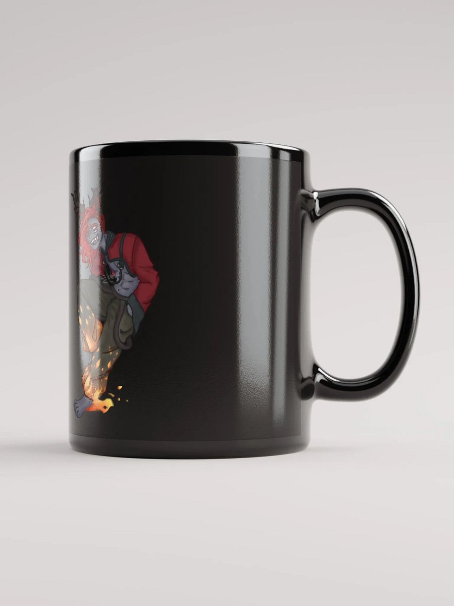 Black Glossy Mug - Full Ignis and Nox product image (3)
