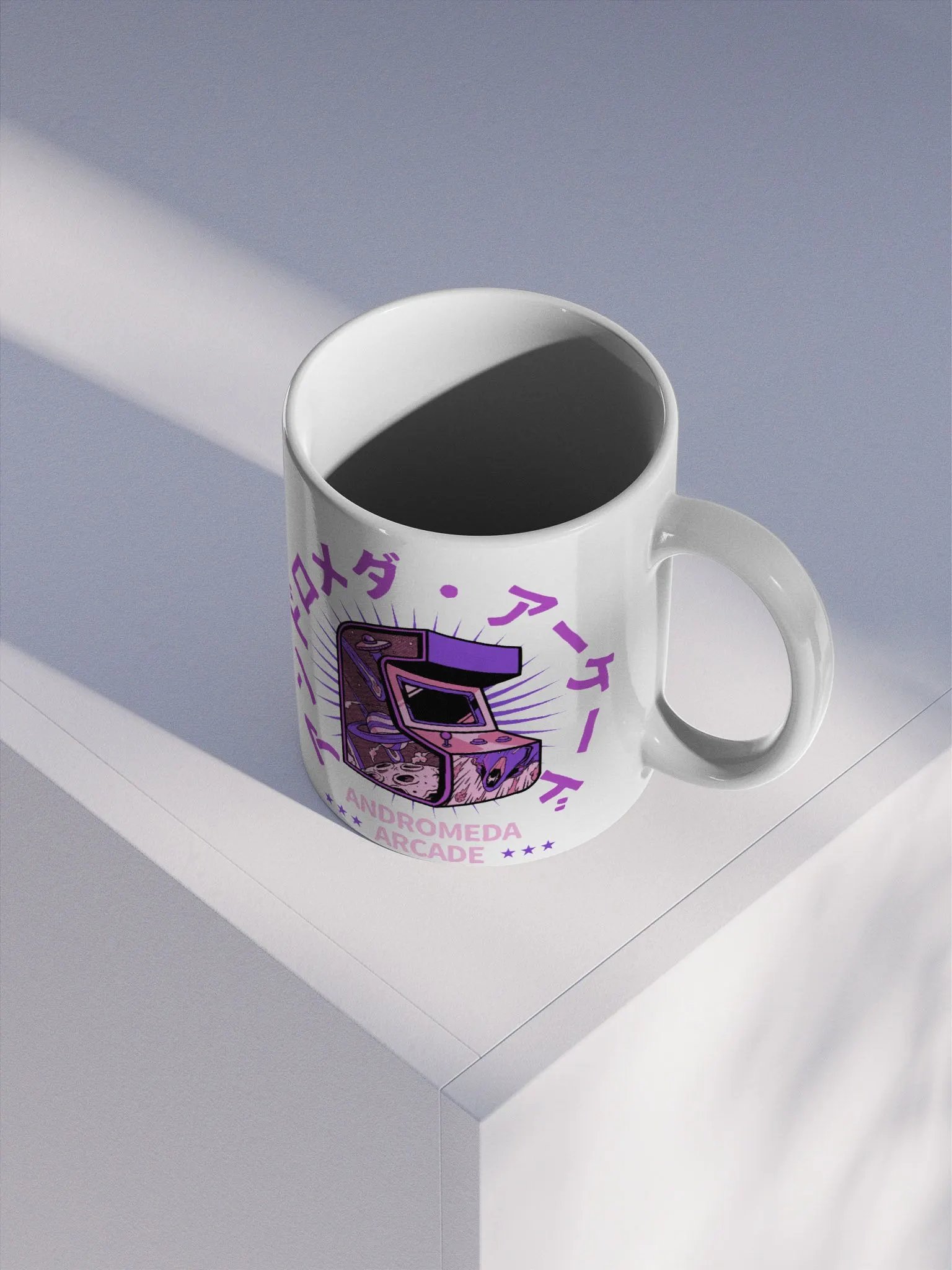 Andromeda Arcade Mug (Purple Machine) product image (3)