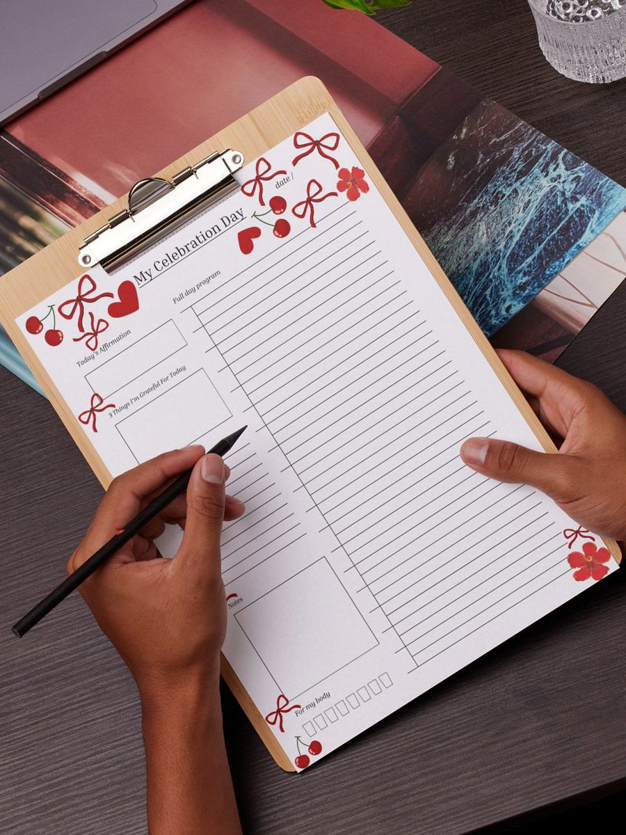 My Celebration Day - Printable Daily Planner | Digital Planner Page Download | Multiple Sizes Included product image (2)