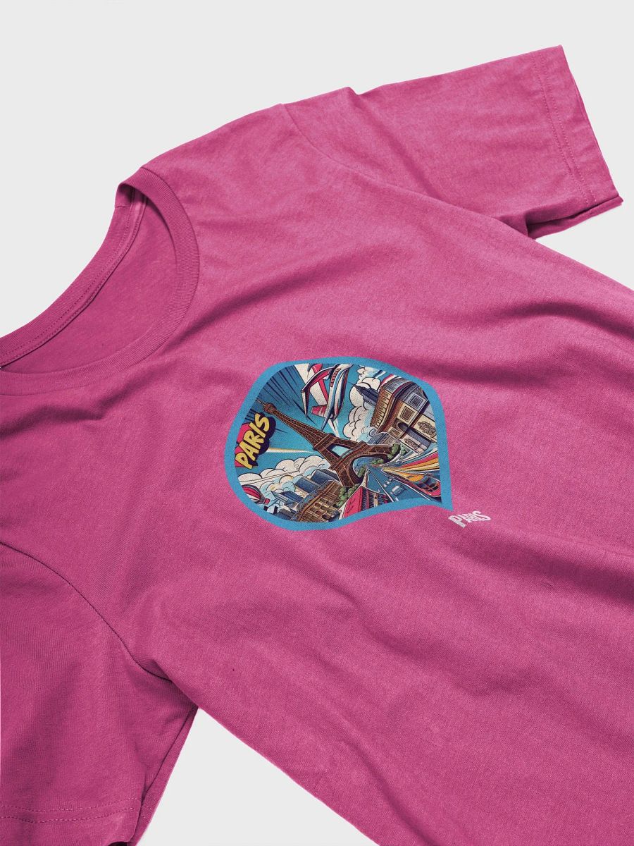 Bella+Canvas Supersoft T-Shirt | AI design paris city product image (4)