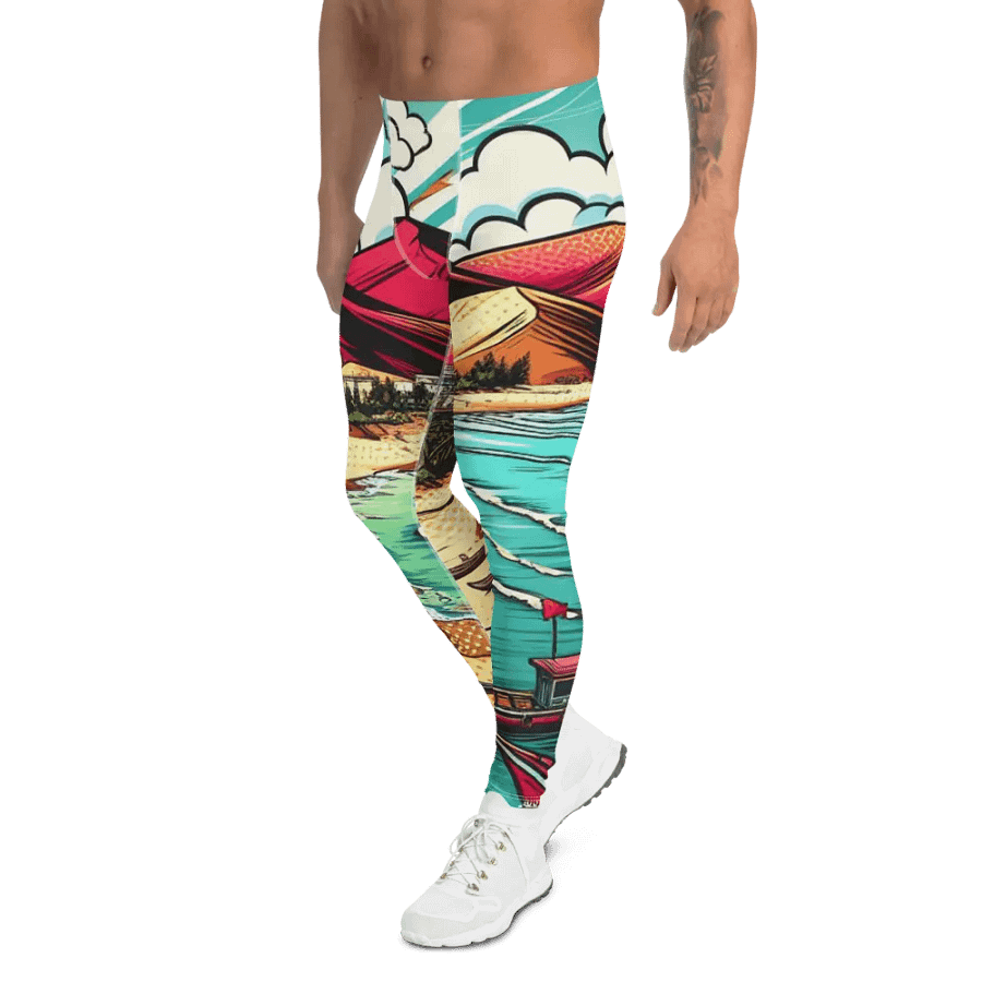 Coastal Dreams Men's Leggings |Ai Design product image (4)