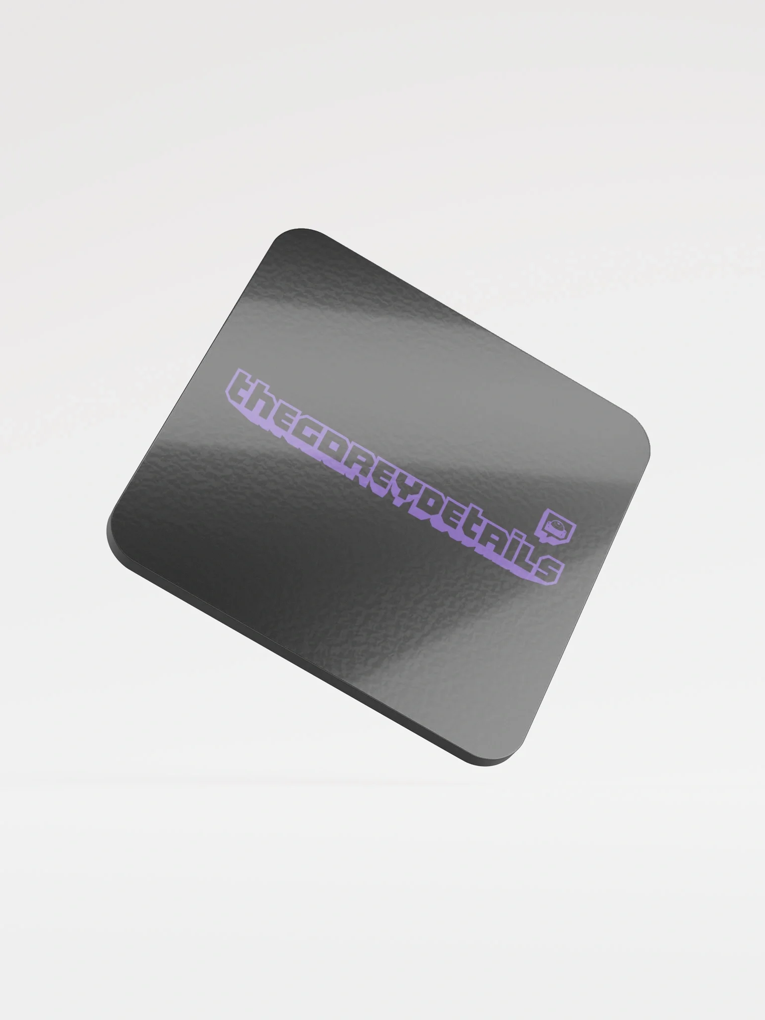 TTV Purple - Glossed Cork Coaster product image (1)