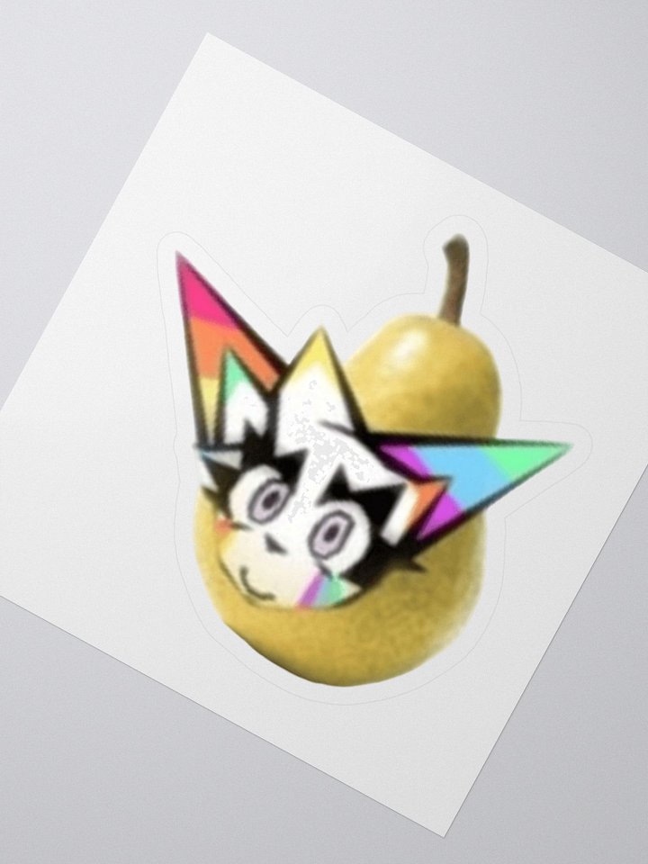 glitter pear sticker product image (2)