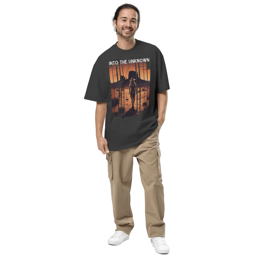 Into the unknown unisex faded tee product image (6)