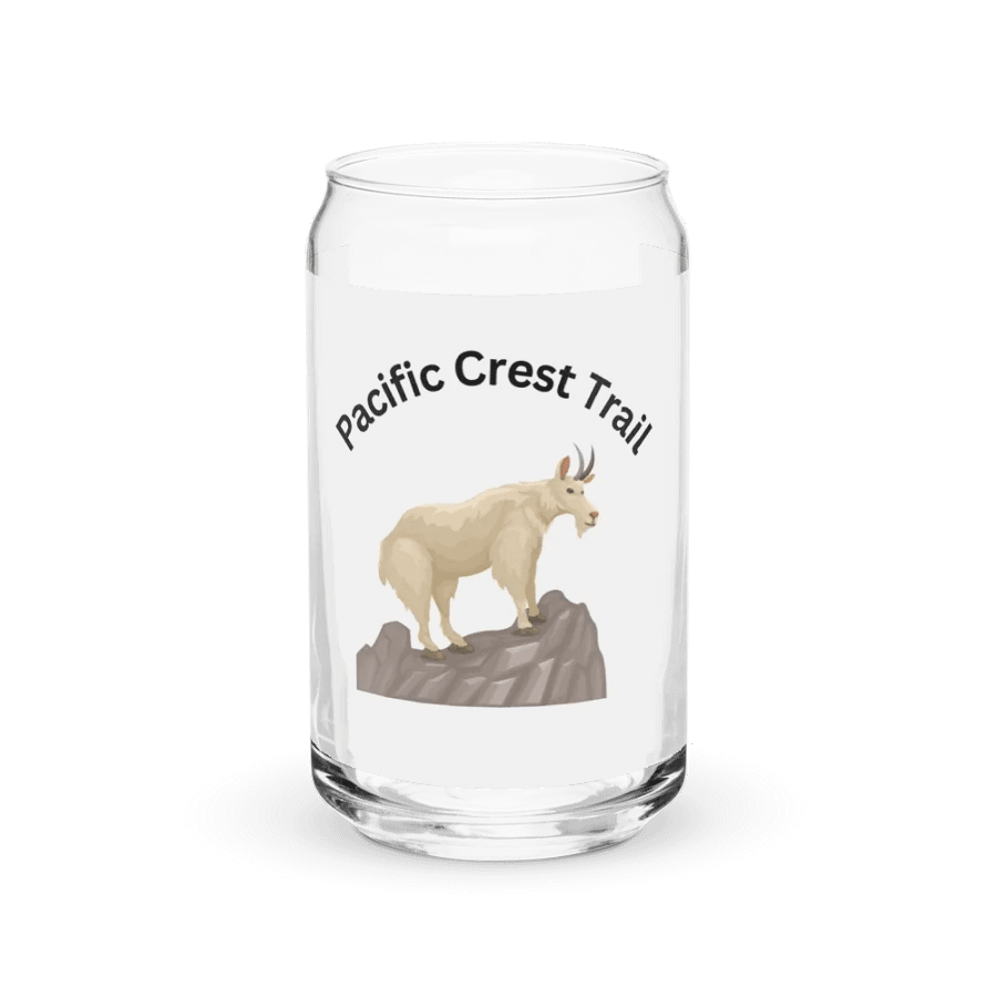 Pacific Crest Trail drinking glass (Mountain Goat) product image (2)