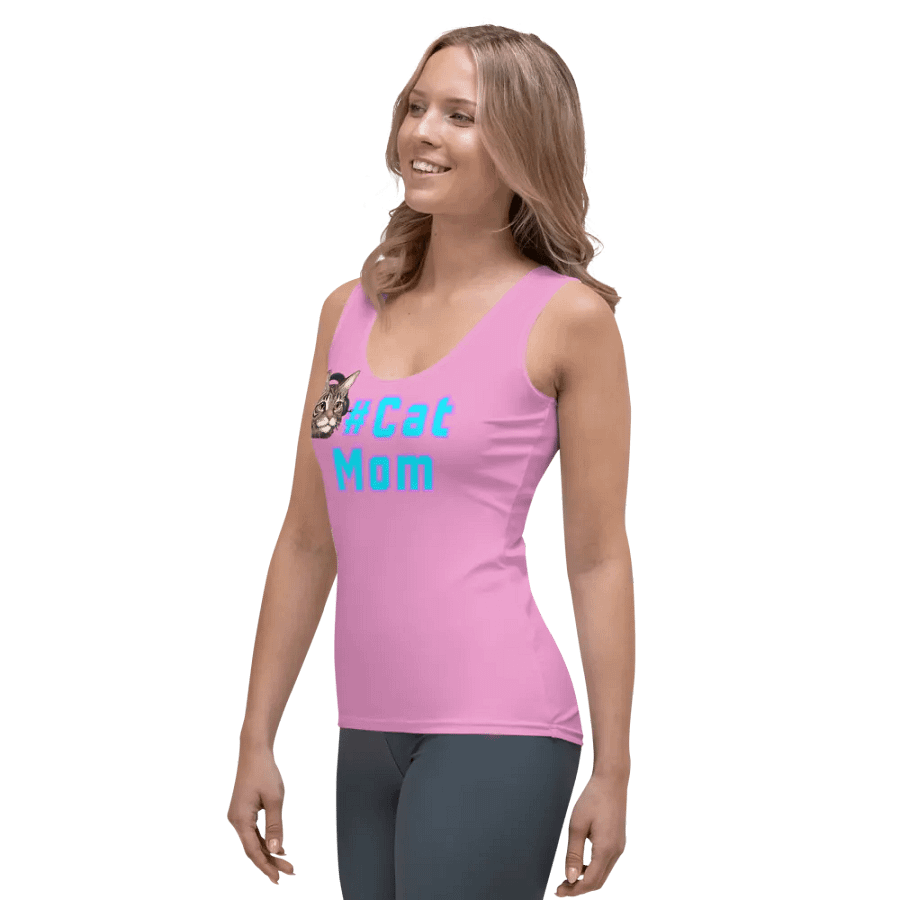 #CatMom Ladies Tank Top [pink] product image (3)