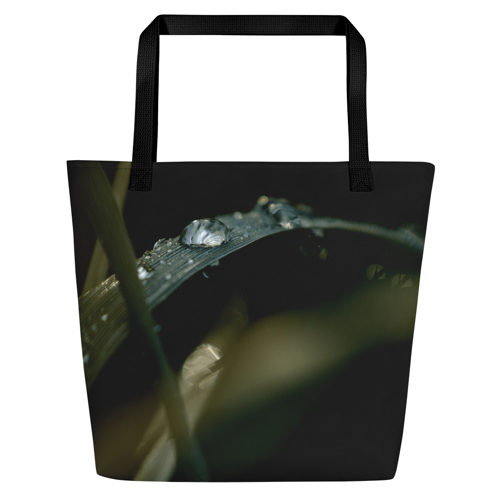 Große Tragetasche - Tautropfen auf Blatt product image (2)