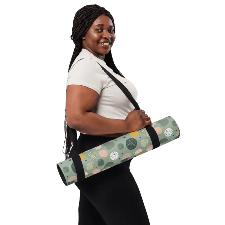 Green Boho Yoga Mat by Treasure Pie product image (11)