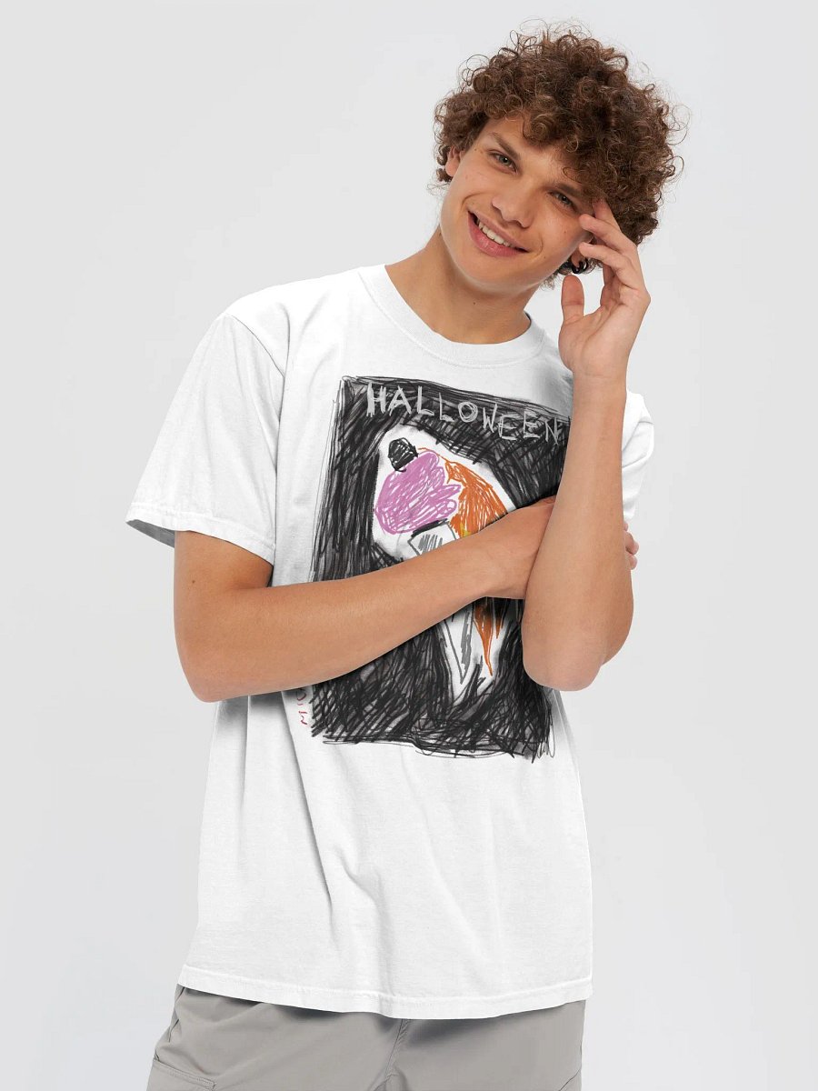 🔥 "Halloween" – CreepyKids Unisex Horror Art Print Tee 🎃💀 product image (5)