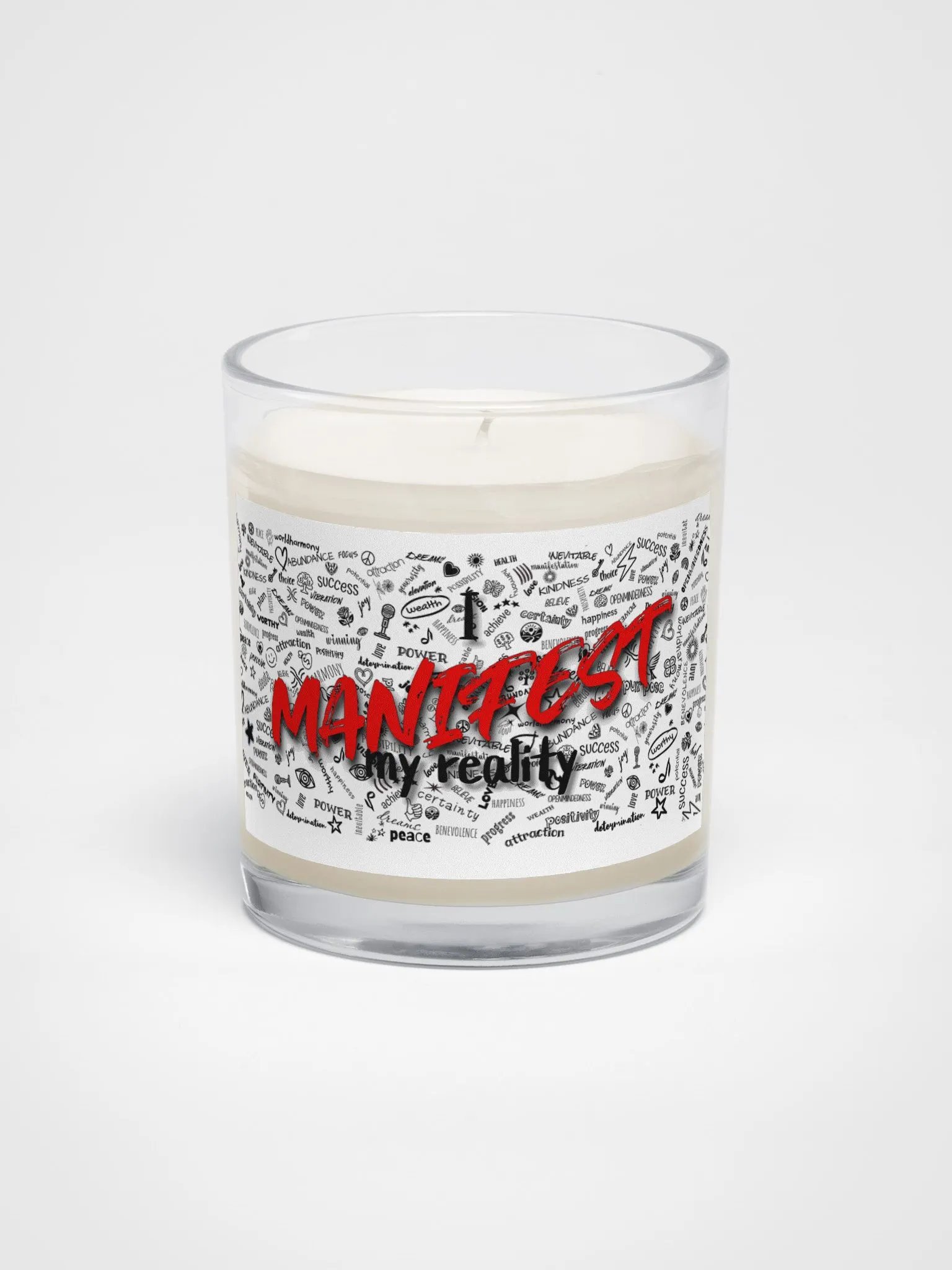 Manifestation Candle, Soy wax, Red product image (1)
