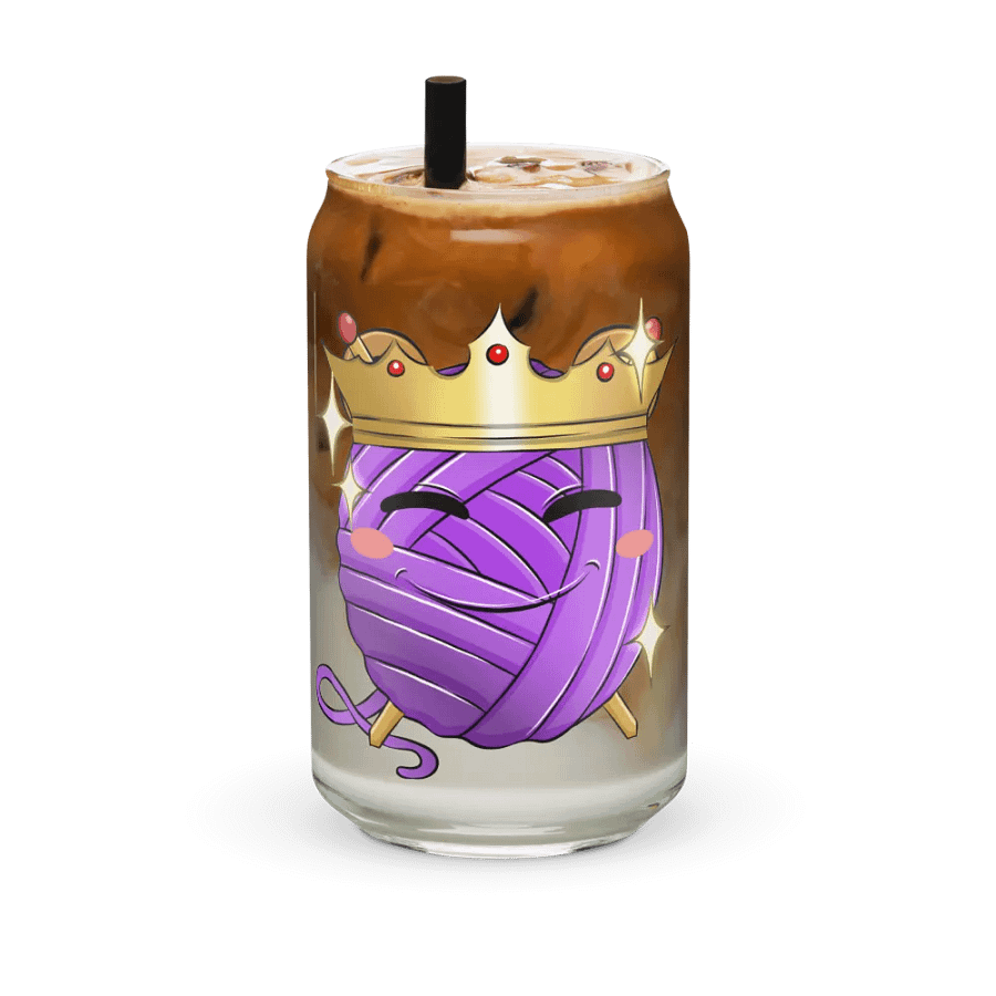 Emote-GlücksQueen-Glas-16oz product image (36)
