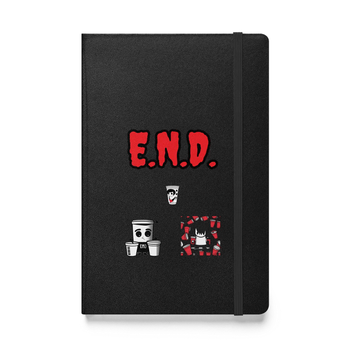 Red Emo Cup Hardcover Journal product image (1)